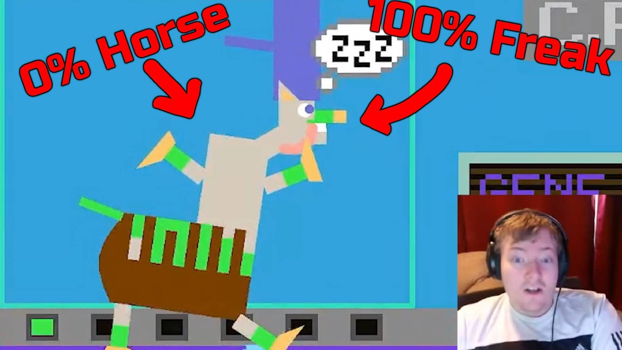 Creating Abominations to Beat Horsey Game without Horses