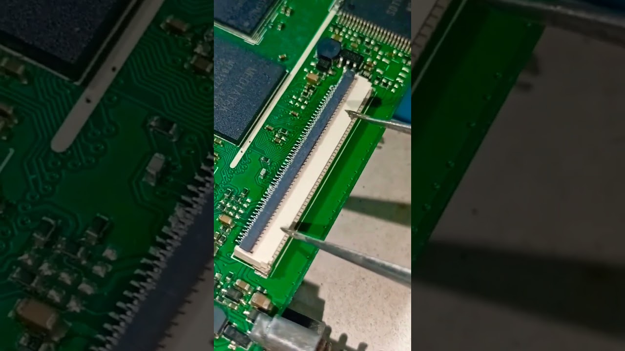 Soldering fpc Connector || How to fix FPC Connector || 🤩🤩 