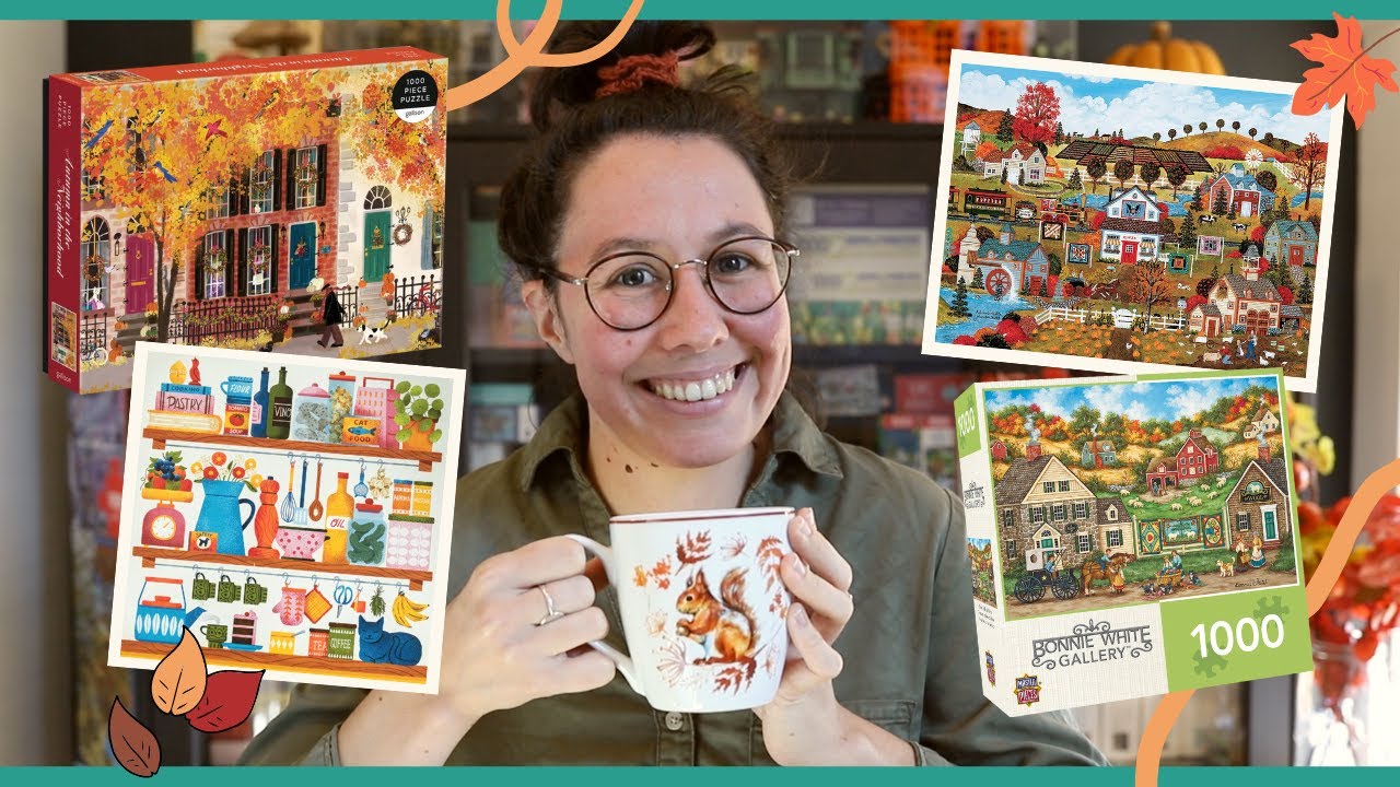 Je suis parée en puzzles d'automne !