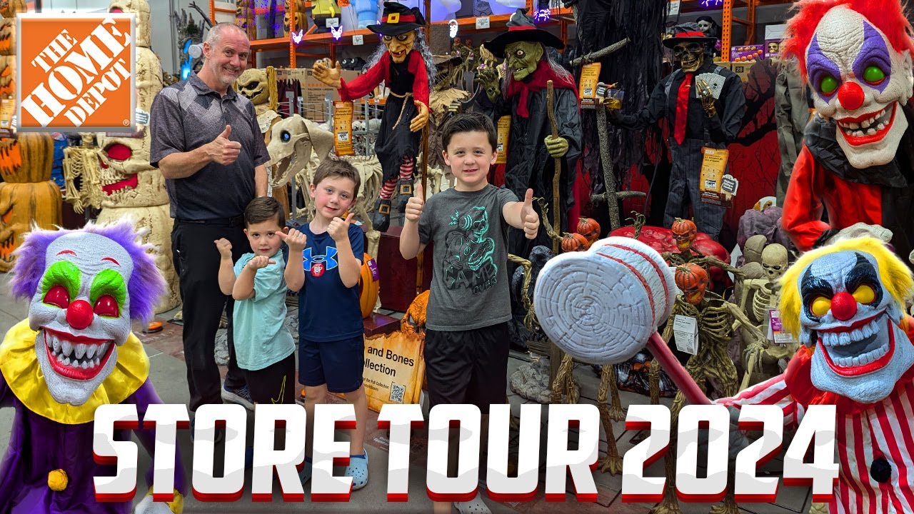 Home Depot Halloween 2024 Store Walkthrough | Home Depot Halloween Animatronics