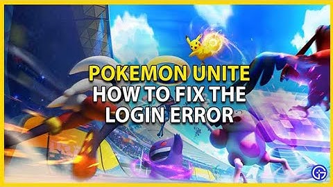How to fix the login error of Pokemon unite.#pokemon #pokemonunite