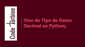 ¡Uso de Tipos de Datos Decimal en Python!