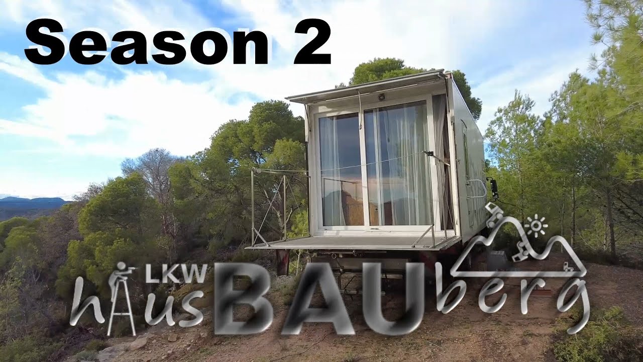 Überwintern in Spanien, Arbeiten, bauen, leben, im tiny house, Camping, LKW,