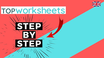 How to create an INTERACTIVE WORKSHEET from SCRATCH | TOPWORKSHEETS Tutorial