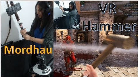 Mordhau - Swinging an actual hammer (Arduino Project)