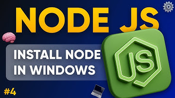 How To Install Node JS in Windows 11/10 | Lesson 04