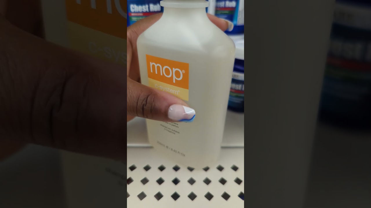 MOP C SYSTEM SHAMPOO at Dollar Tree sulfate & paraban free shampoo 