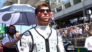 Pierre Gasly after his 5th place finish at the F1 Azerbaijan GP