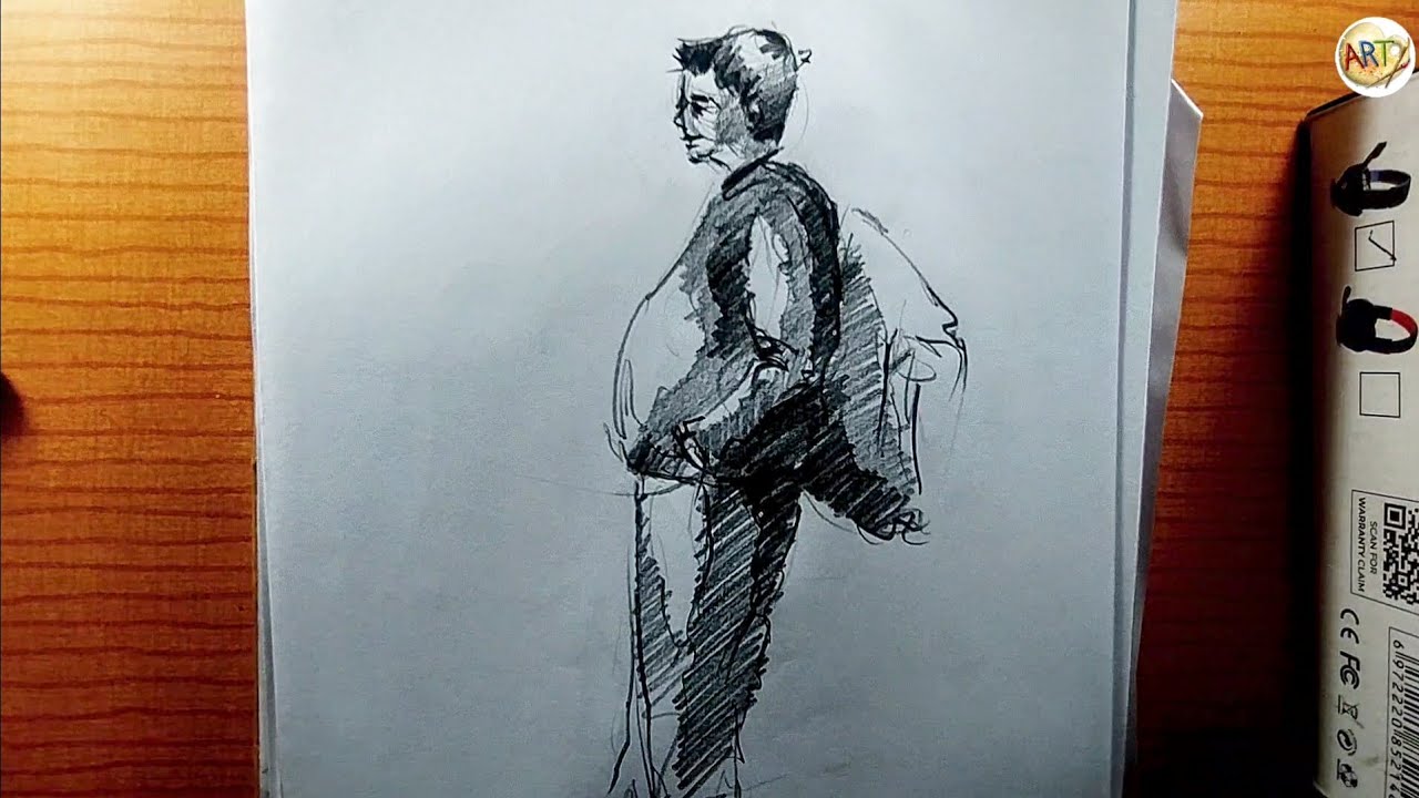 How To Draw Rapid Sketch || Step By Step || RY Artist