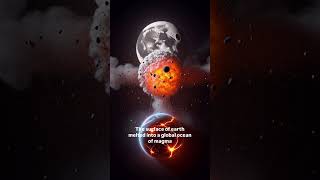 Earth and Theia (Origin of Moon) 4.5 Billion Years Ago