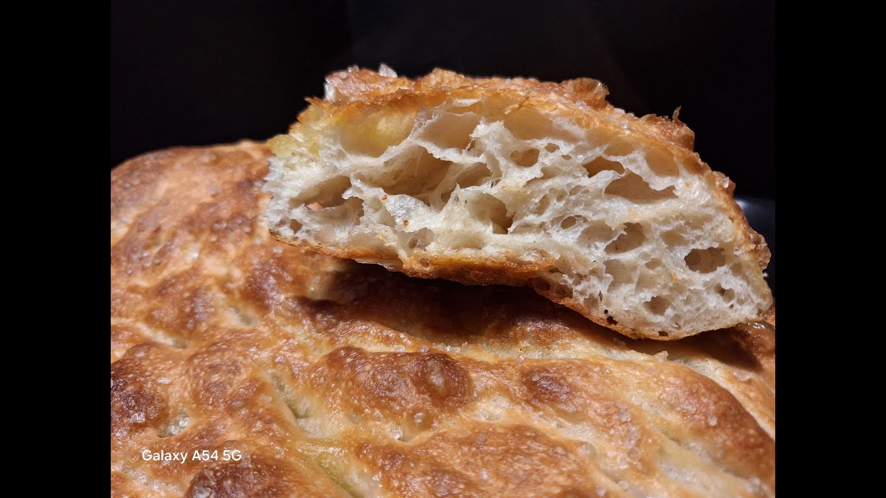 Focaccia ad alta idratazione