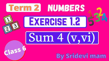6th maths tamil Term 2 Chapter 1 ( Numbers ) exercise 1.2 sum 4 v , vi TN samacheer class 6 maths ex