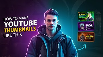 Make Glowing YouTube Thumbnails in Photoshop | FREE Actions Included (Beginner Friendly)