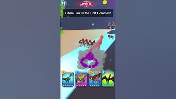 Dino Transform : animals Race mobile game LEVEL 19