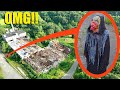 drone catches the Long Mouth Demon at collapsed abandoned factory (we found him)