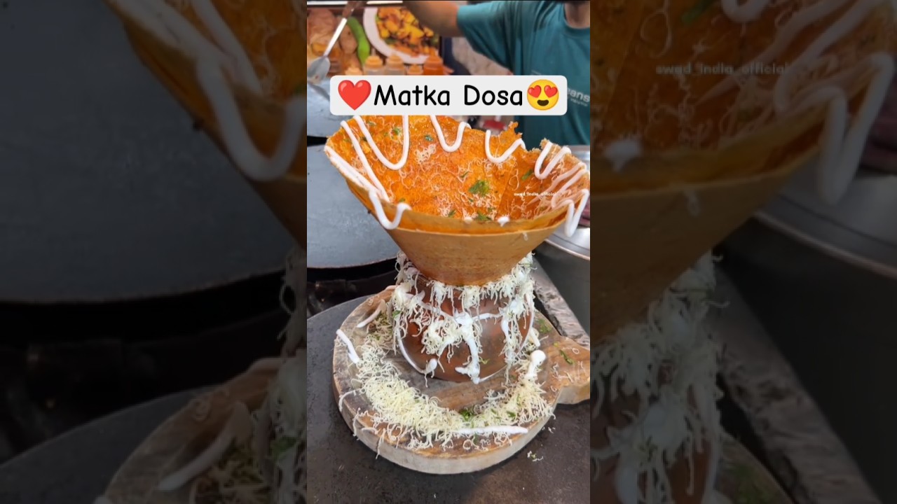 Matka Dosa | Indian Street Food #shorts