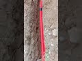 HDPE laying work is WIP