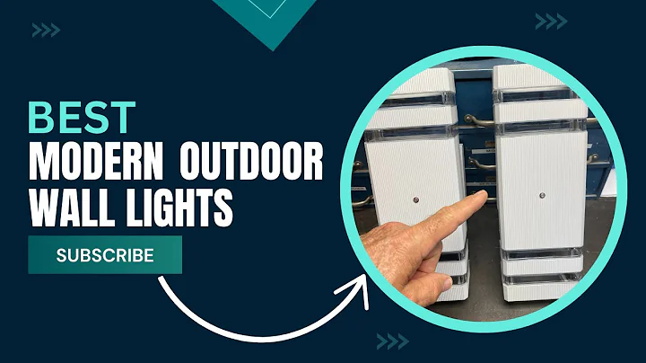 2-Pack Dusk-to-Dawn Modern Outdoor Wall Lights | Best Outdoor Wall Lights