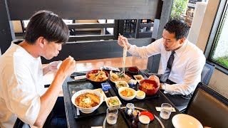 Popular tempura in Toyama! Regular guests are here! Great and generous portions of udon!