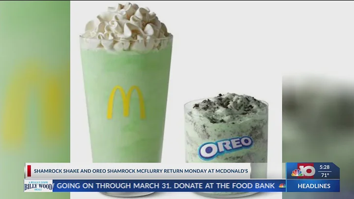 NBC 10 News Today; Mcdonalds bringing back Shamrock shakes