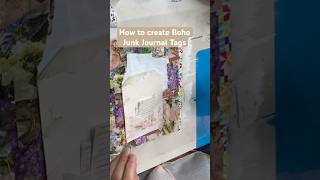 DIY boho journal tags in 60 seconds #junkjournal #papercraft