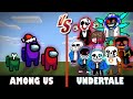 Among Us vs. Undertale Gang Part 2 | Minecraft (EPICO BATTLE!)