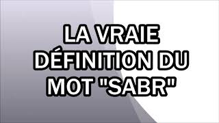 La vraie définition du mot 