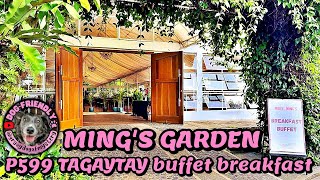 Ming's Garden Events Hall 🍽️ Weekend Breakfast Buffet With Dog 🐶 pet friendly restaurant📍 Tagaytay