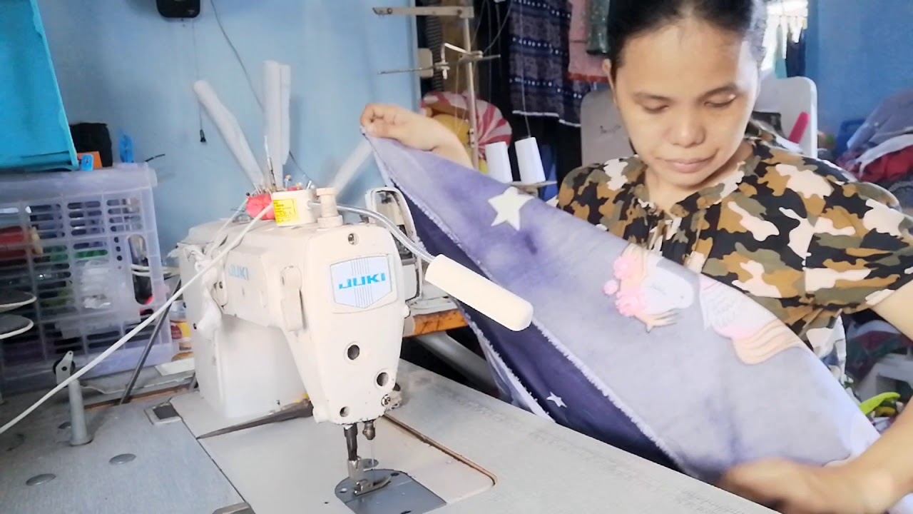 HOW TO MAKE A OVER LAP PILLOW CASE LEARN TO CUT AND SEW TUTORIAL