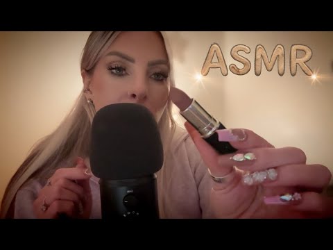 ASMR Clicky Whisper Show & Tell Fall Makeup Favorites Soft Gentle ASMR Sounds