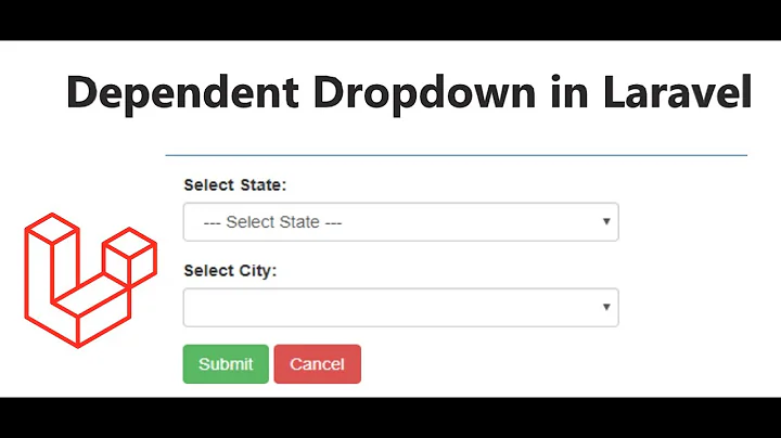 Dependent Drop Down in Laravel | How to Create Dependent Select box in Laravel | jQuery depedent