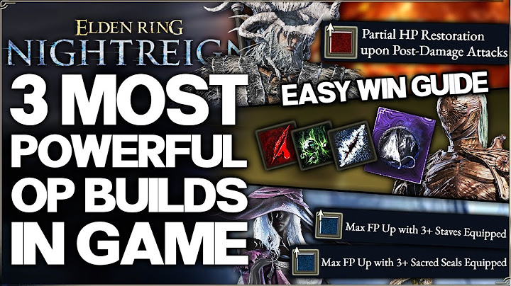Elden Ring Nightreign - New Best 3 HIGHEST DAMAGE Builds in Game - OP Build Class Guide & Easy Wins!