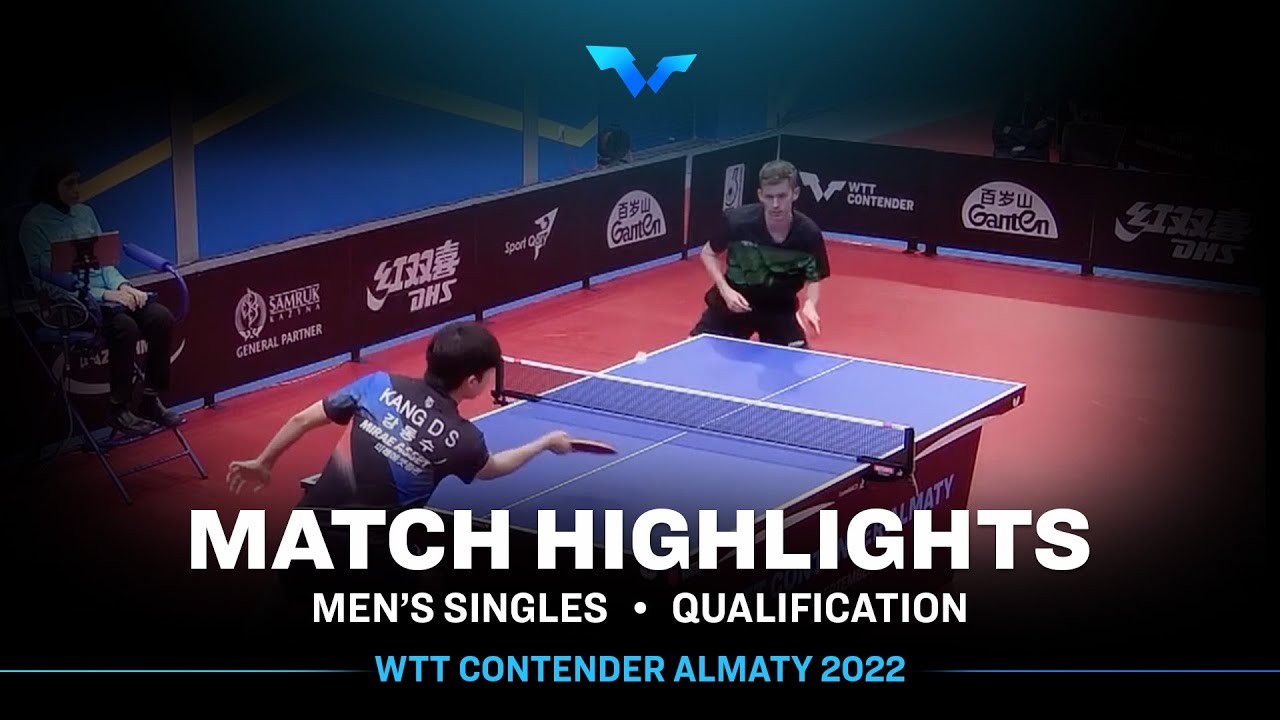 Cedric Meissner vs Kang Dongsoo | MS | WTT Contender Almaty 2022 (Qual) -  YouTube