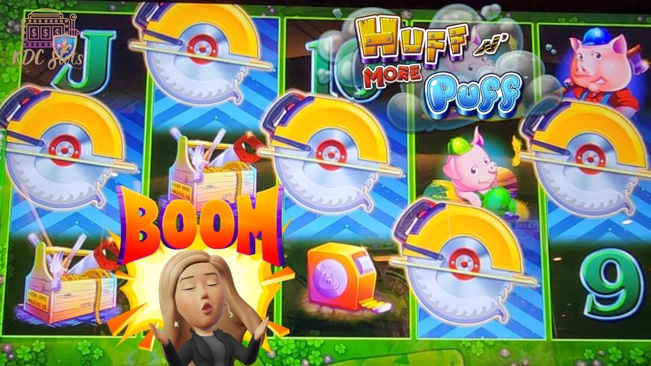 СУПЕР РЕДКИЙ бонус 5 Saw!! Челлендж бесплатной игры Huff N More Puff