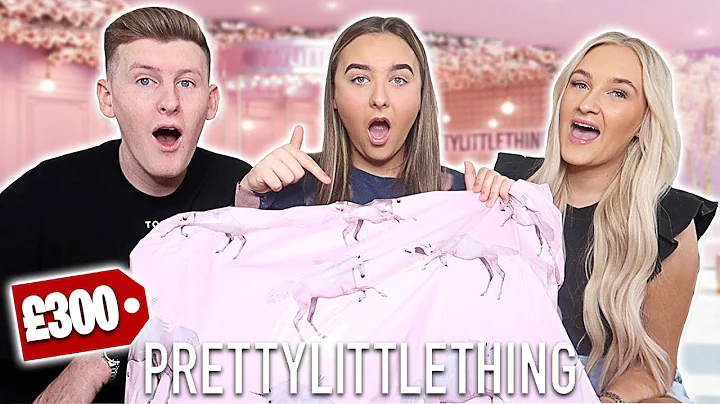 300 PRETTY LITTLE THING OUTFIT CHALLENGE!! (BROTHE...
