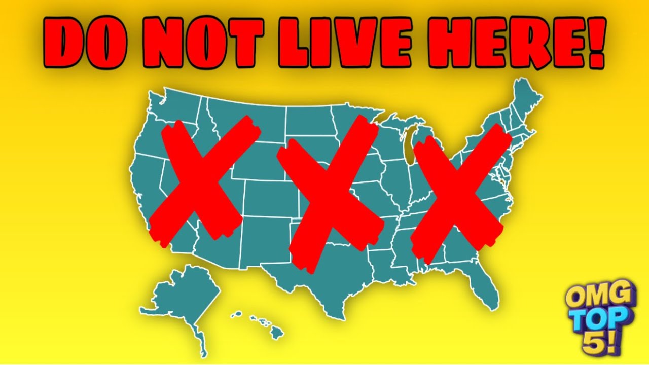 Top 5 WORST States To Live In 2025 (If You Live Here, Move!)