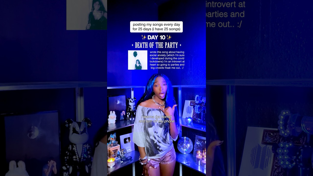 DAY 10!! who can relate?😭💙🖤#shorts #singing #originalsong