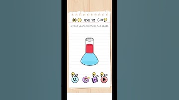 Brain Test Level 302 Walkthrough Solution.I need you to mix these two liquids.