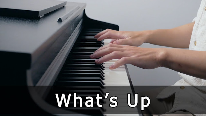 What's Up? Piano version - Piano performance video thumbnail