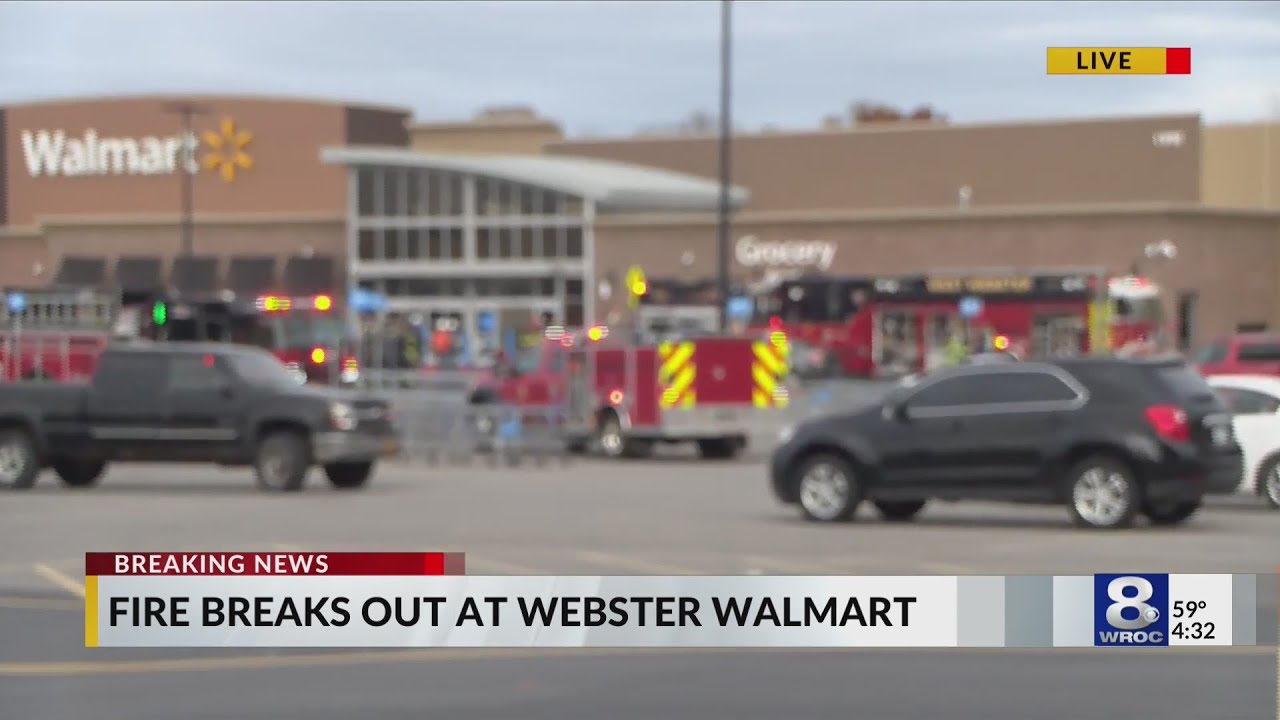 No injuries from Walmart fire in ster YouTube