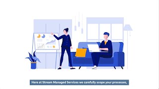 Stream Managed Services Dashboards for DocuWaresream finance animation