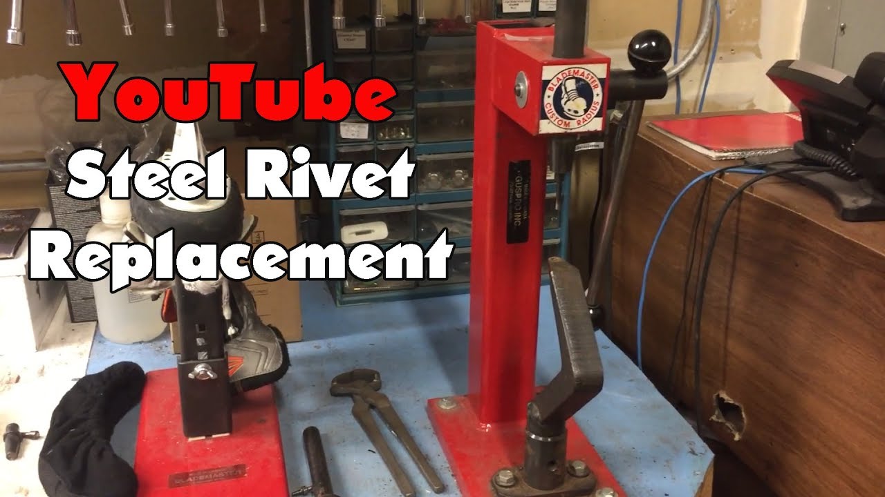 Replacing Rivets Steel Rivet Replacement - YouTube