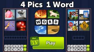 4 Pics 1 Word Daily Puzzle Answers March 15, 2026