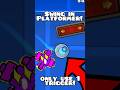 I made swingcopter in platformer only using 1 trigger.. #geometrydash #gd