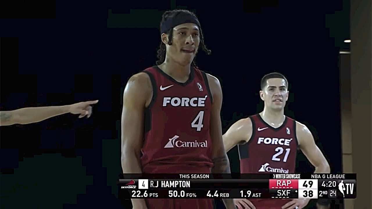 RJ Hampton’s Highlights vs. the Raptors 905 - YouTube