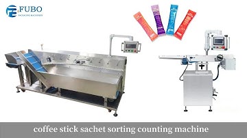 coffee stick sachets sorting counting machine