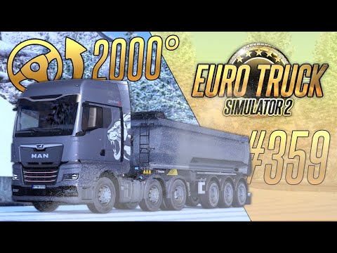 Видео: ПО ЗАСНЕЖЕННОМУ СЕРПАНТИНУ С 2000° НА РУЛЕ MOZA — Euro Truck Simulator 2 (1.49.2.15s) [#359]