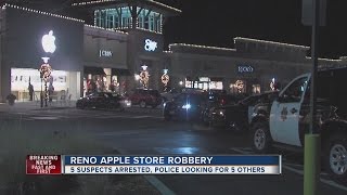 5 suspects accused of theft at Reno Apple Store