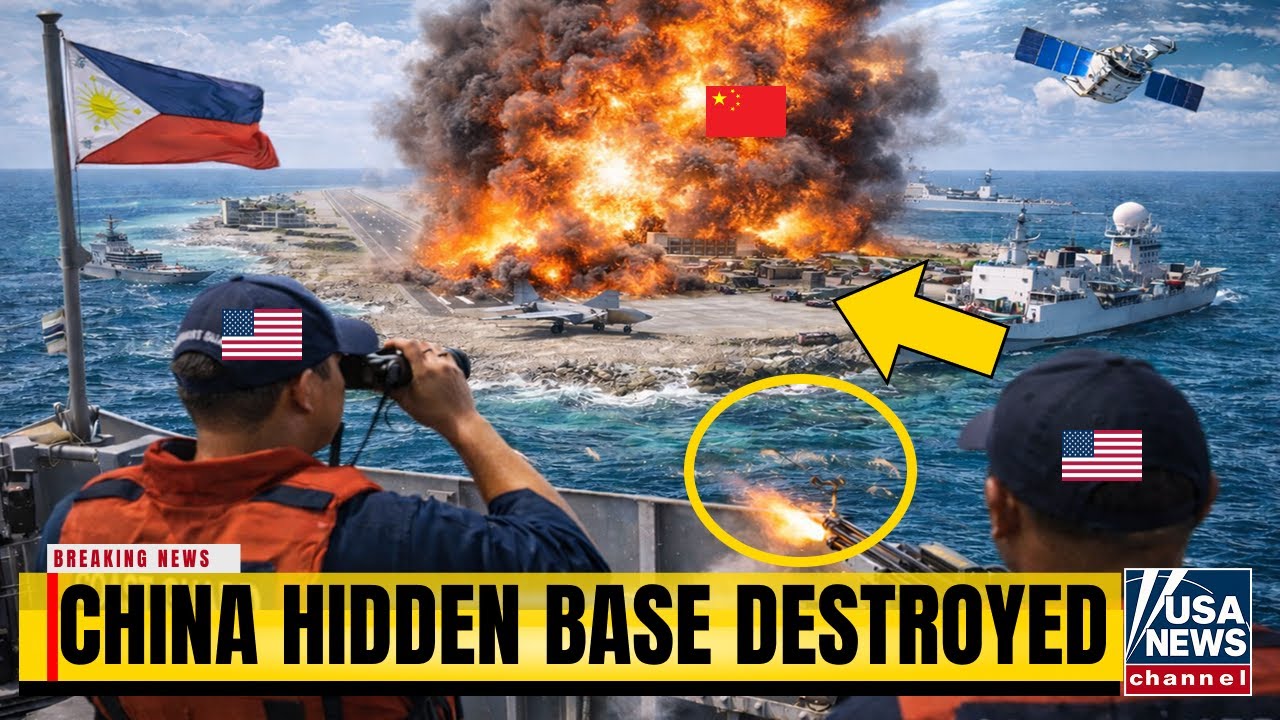 U.S. Analysts Discover Chinese Military Island Missing From Official Maps — What It's Built For...