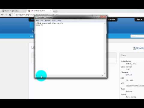 How to add bukkit lift plugin into your minecraft server!